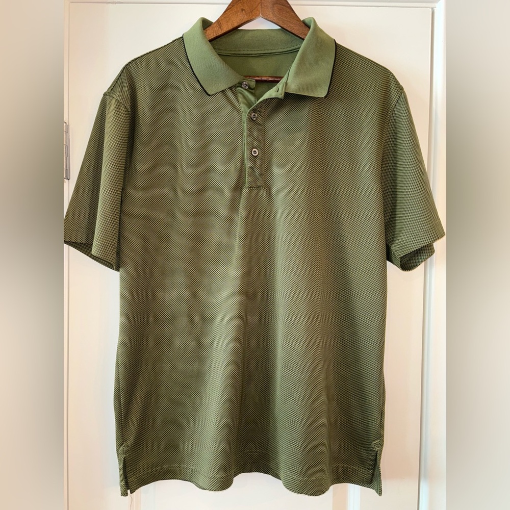 Men's Olive Green Golf Polo Shirt
